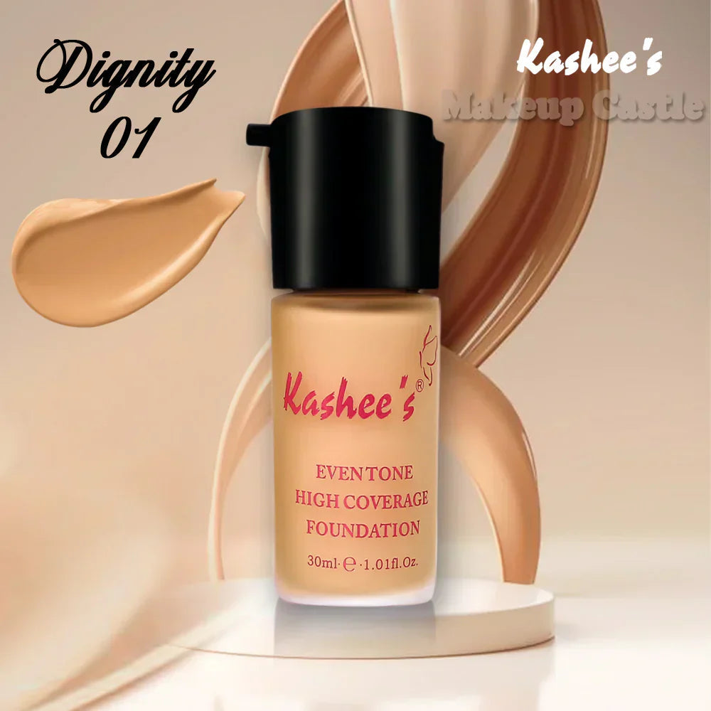 kashee's Liquid Foundation Eventone High Coverage 24  Hours Water Proof